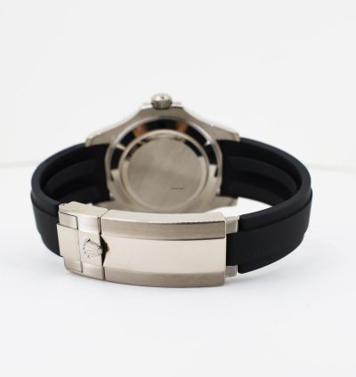 Rolex Yacht-master 42 42mm Black Ceramic Bezel White Gold Black Dial Oysterflex Band 226659