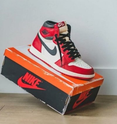 Nike Air Jordan 1 High Lost Found Basketball Sneakers Semi Ua