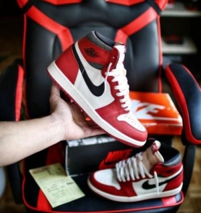 Nike Air Jordan 1 High Lost Found Basketball Sneakers Semi Ua