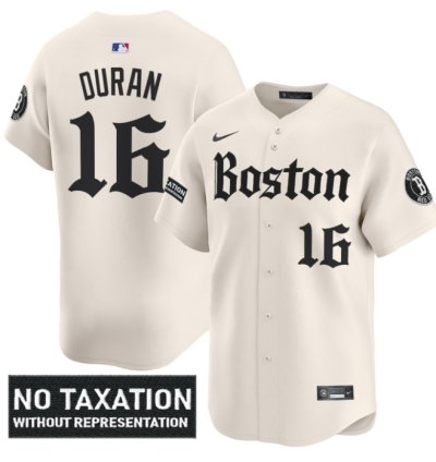Jarren Duran Jersey 16 Boston Red Sox Retro Newspaper Edition Vapor Premier Limited Stitched