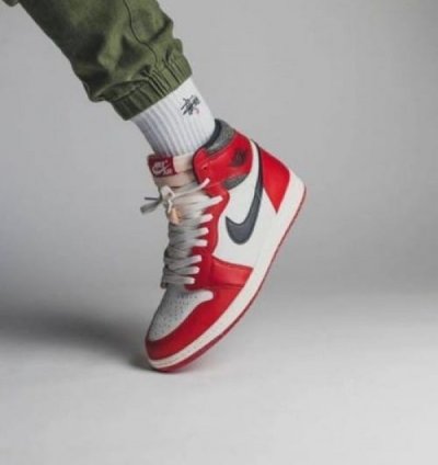 Nike Air Jordan 1 High Lost Found Basketball Sneakers Semi Ua