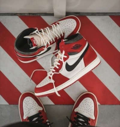 Nike Air Jordan 1 High Lost Found Basketball Sneakers Semi Ua