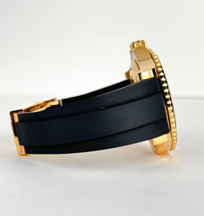 Rolex Yacht-master 42 42mm Black Ceramic Bezel Yellow Gold Black Dial Osyterflex Bracelet 226658