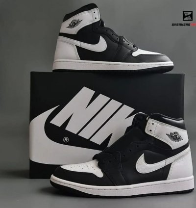 Nike Air Jordan 1 High Reverse Panda Basketball Sneakers Semi Ua