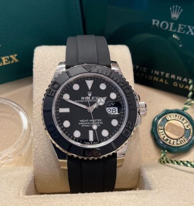 Rolex Yacht-master 42 42mm New 2025 White Gold Oysterflex 226659