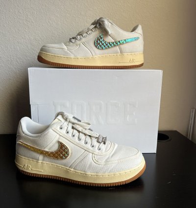 Travis Scott Nike Cactus Jack Air Force 1 Sail Astroworld