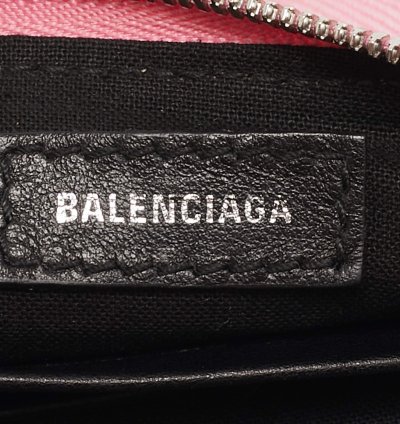 Balenciaga Light Pink Bb Monogram Denim Mini Le Cagole Shoulder Bag