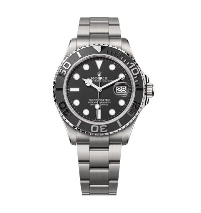 Rolex Yacht-master 42 42mm Titanium Ceramic Bezel Black Dial Oyster Bracelet