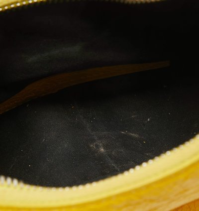 Balenciaga Mustard Leather Xs Le Cagole Shoulder Bag
