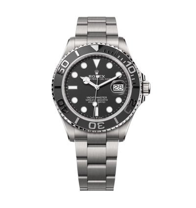 Rolex Yacht-master 42 42mm Titanium Ceramic Bezel Black Dial Oyster Bracelet