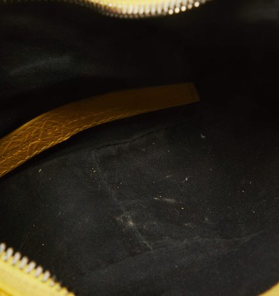Balenciaga Mustard Leather Xs Le Cagole Shoulder Bag