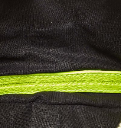 Balenciaga Neon Green Leather Xs Le Cagole Shoulder Bag