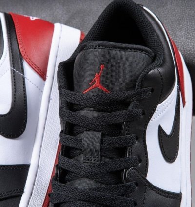 Nike Air Jordan 1 Low Bred Toe 20 2024 Basketball Sneakers