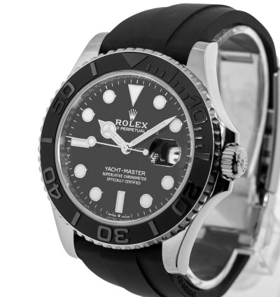 Rolex Yacht-master 42 42mm White Gold Black Dial Black Ceramic Bezel 226659