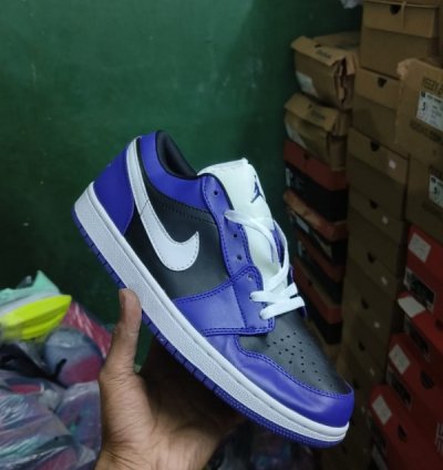 Nike Air Jordan 1 Low Court Purple Basketball Sneakers