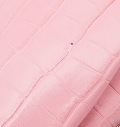 Balenciaga Pink Croc Embossed Leather Small Le Cagole Shoulder Bag