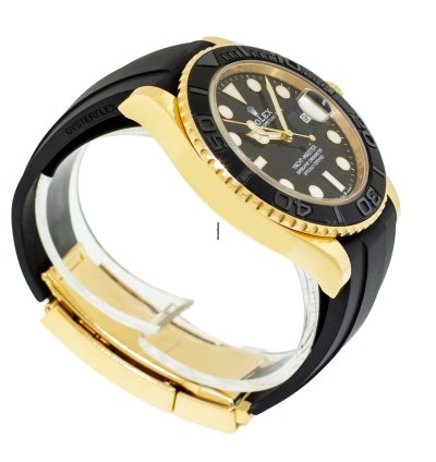 Rolex Yacht-master 42 42mm Yellow Gold Black Dial Black Bezel 226658