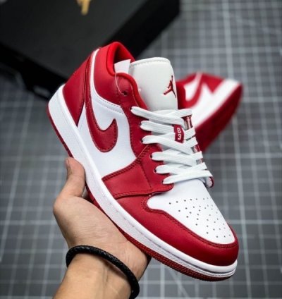 Nike Air Jordan 1 Low Gym Red Basketball Sneakers