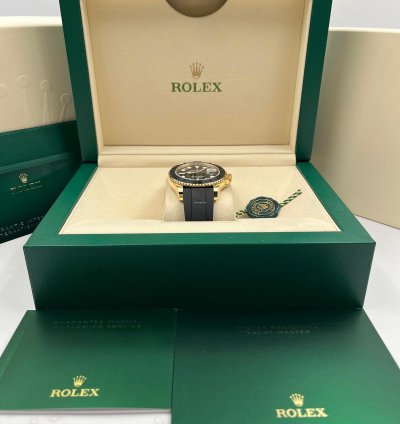 Rolex Yacht-master 42 42mm Yellow Gold Oysterflex 226658 Unworn 2024