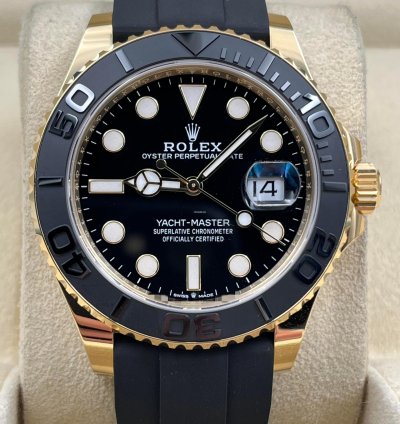 Rolex Yacht-master 42 42mm Yellow Gold Oysterflex 226658 Unworn 2024