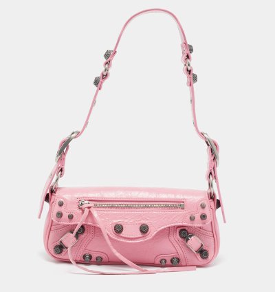 Balenciaga Pink Leather Le Cagole Sling Bag