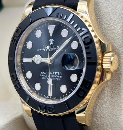 Rolex Yacht-master 42 42mm Yellow Gold Oysterflex 226658 Unworn 2024