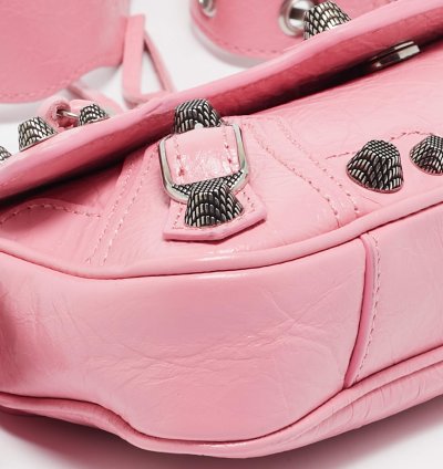 Balenciaga Pink Leather Le Cagole Sling Bag