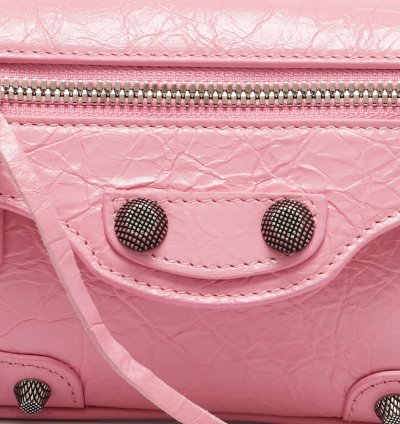 Balenciaga Pink Leather Le Cagole Sling Bag