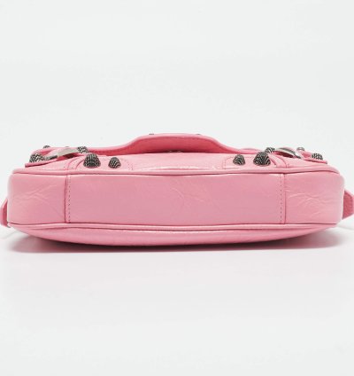 Balenciaga Pink Leather Le Cagole Sling Bag