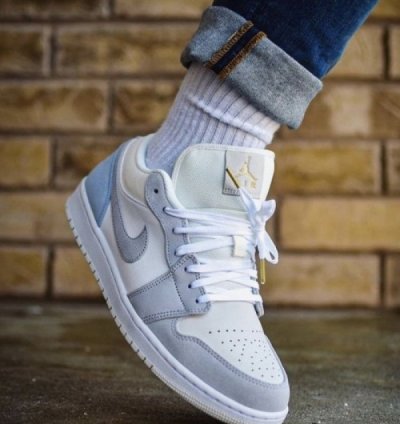 Nike Air Jordan 1 Low Paris Basketball Sneakers