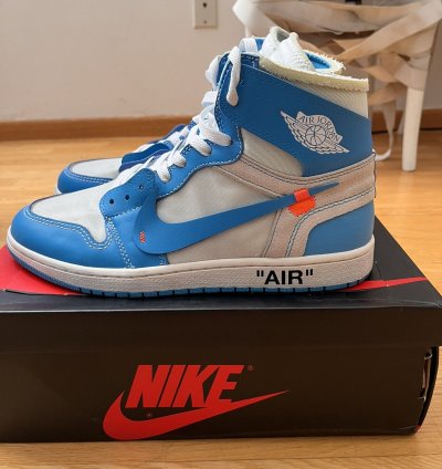 Off White Air Jordan 1 Retro High Og Unc