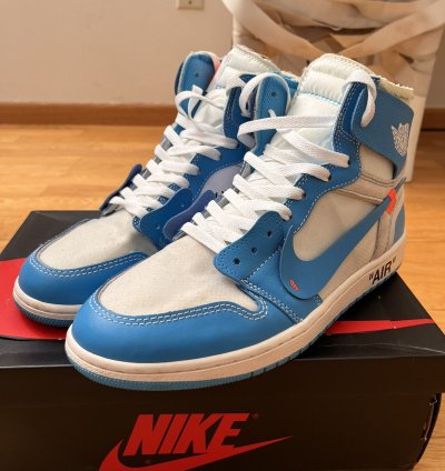 Off White Air Jordan 1 Retro High Og Unc