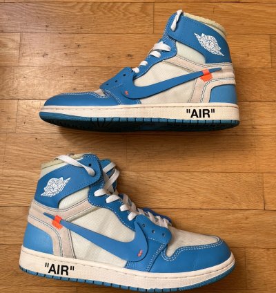 Off White Air Jordan 1 Retro High Og Unc