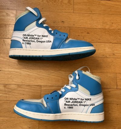 Off White Air Jordan 1 Retro High Og Unc