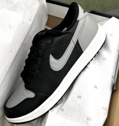 Nike Air Jordan 1 Low Shadow Black Grey Basketball Sneakers