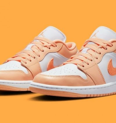 Nike Air Jordan 1 Low Sunset Haze Basketball Sneakers