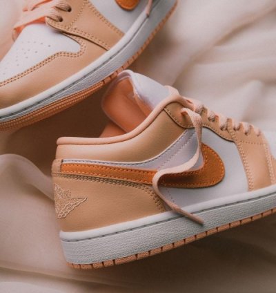 Nike Air Jordan 1 Low Sunset Haze Basketball Sneakers