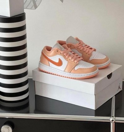 Nike Air Jordan 1 Low Sunset Haze Basketball Sneakers