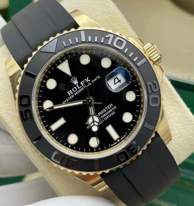 Rolex Yacht-master 42 Black Dial 18k Ref 226658 Unworn Complete 2022