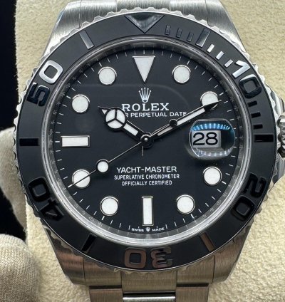 Rolex Yacht-master 42 Black Dial Unworn