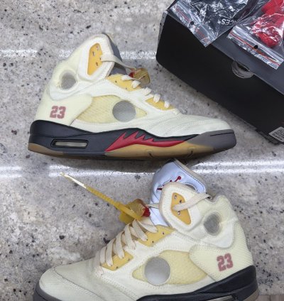 Off White Jordan 5 Sails