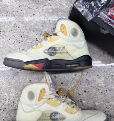 Off White Jordan 5 Sails