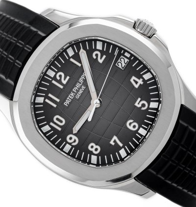 Patek Philippe Aquanaut Steel Black Grey Dial Rubber Strap Ref 5167a-001 Full Set