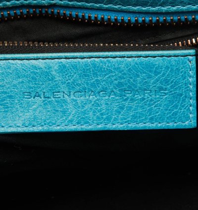 Balenciaga Sky Blue Leather Giant 21 Rose Gold Hardware Rtt Bag