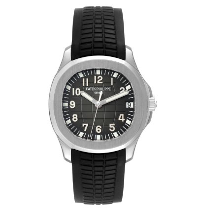 Patek Philippe Aquanaut Steel Rubber Strap Mens Watch 5165a