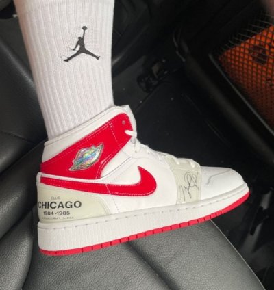 Nike Air Jordan 1 Mid Rookie Season Basketball Sneakers