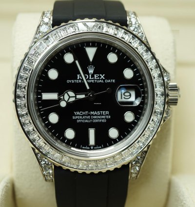 Rolex Yacht-master 42 Diamond 2024 Neu Full Set