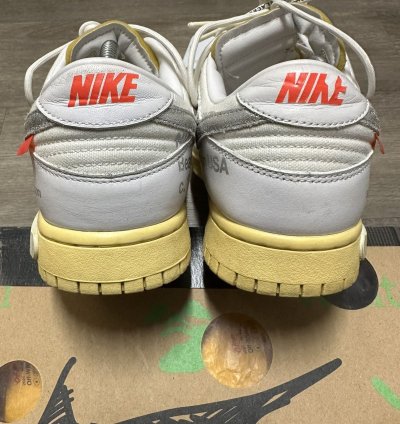 Off White Nike Dunk Low Lot 1
