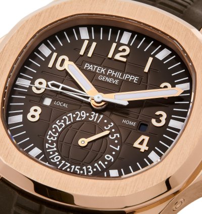 Patek Philippe Aquanaut Travel Time 18k Rose Gold 5164r-001 - Ats-w000024