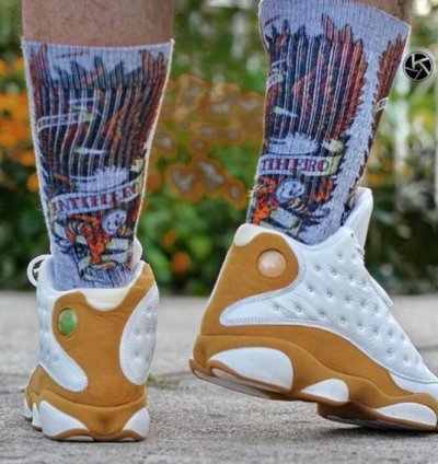 Nike Air Jordan 13 Wheat White Basketball Sneaker